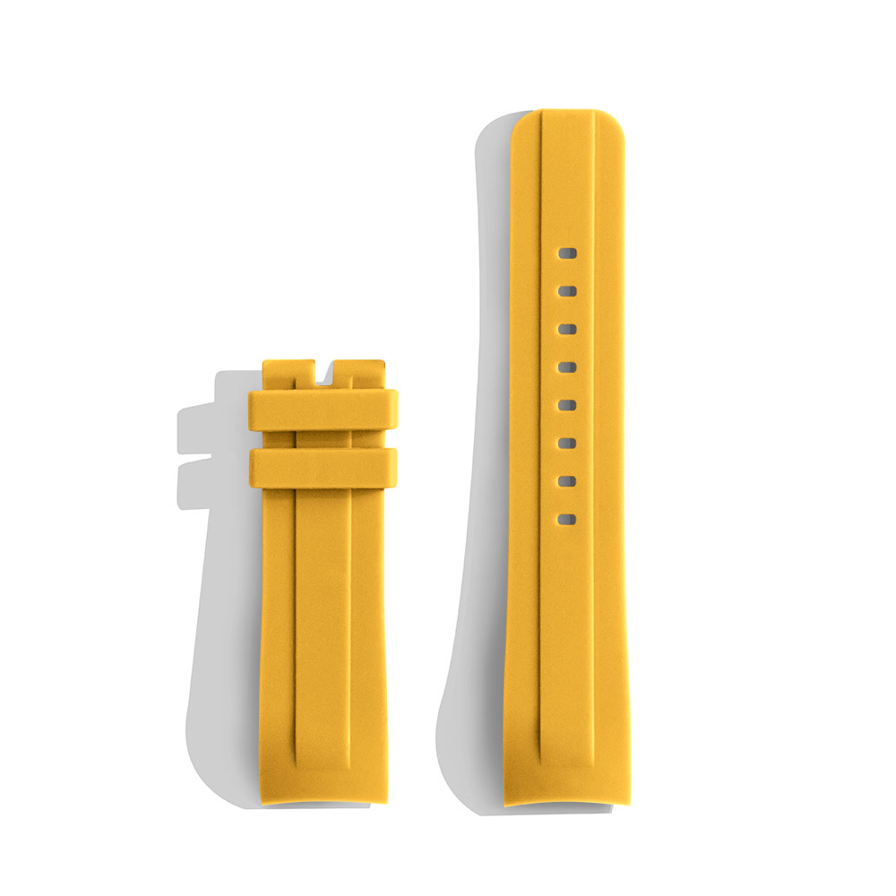 X WATCH DB SILICONE STRAP YELLOW