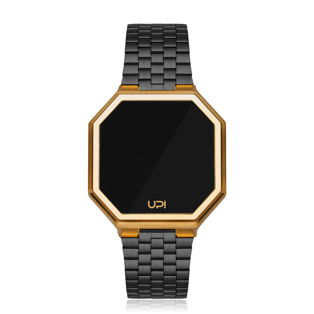 UPWATCH EDGE MATTE GOLD BLACK TWO TONE