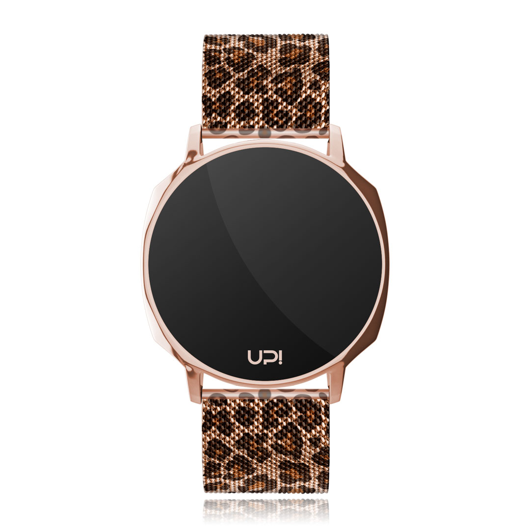 UPWATCH XT ROSE GOLD LEOPARD