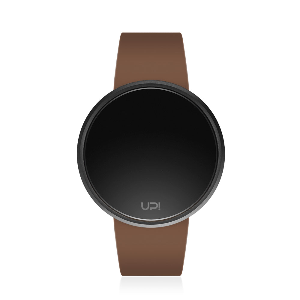 UPWATCH ROUND BLACK BROWN