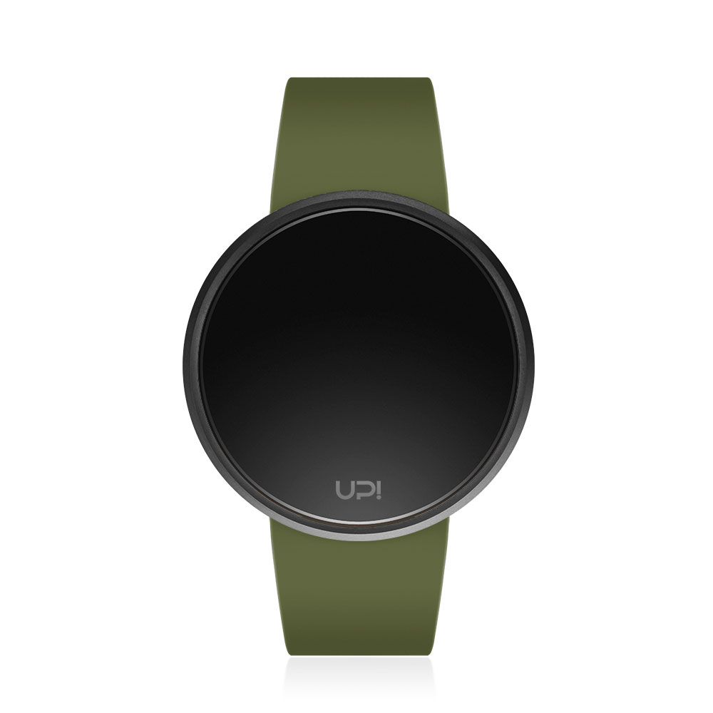 UPWATCH ROUND BLACK GREEN