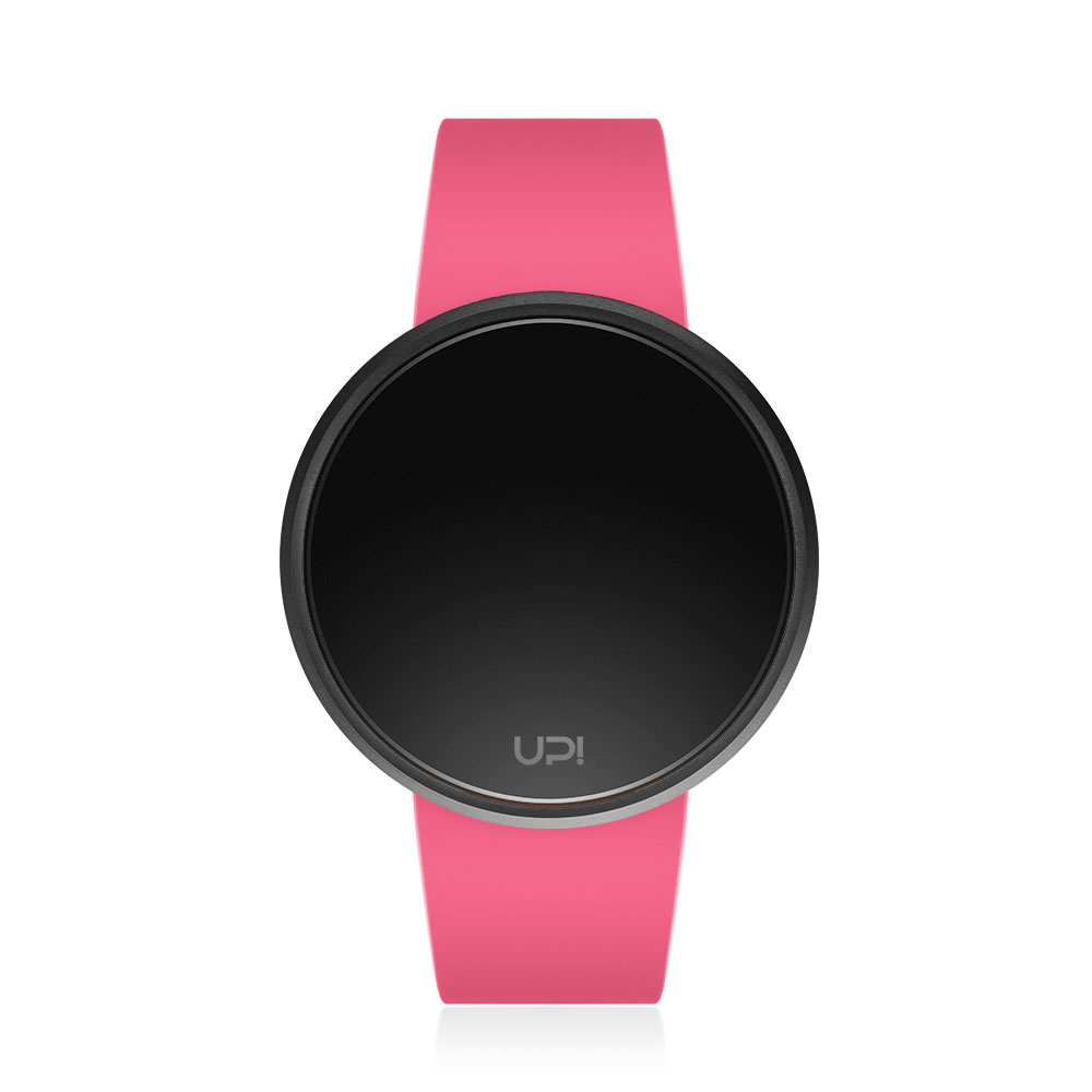 UPWATCH ROUND BLACK PINK