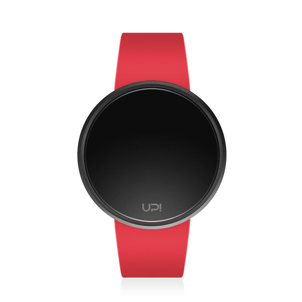 UPWATCH ROUND BLACK RED