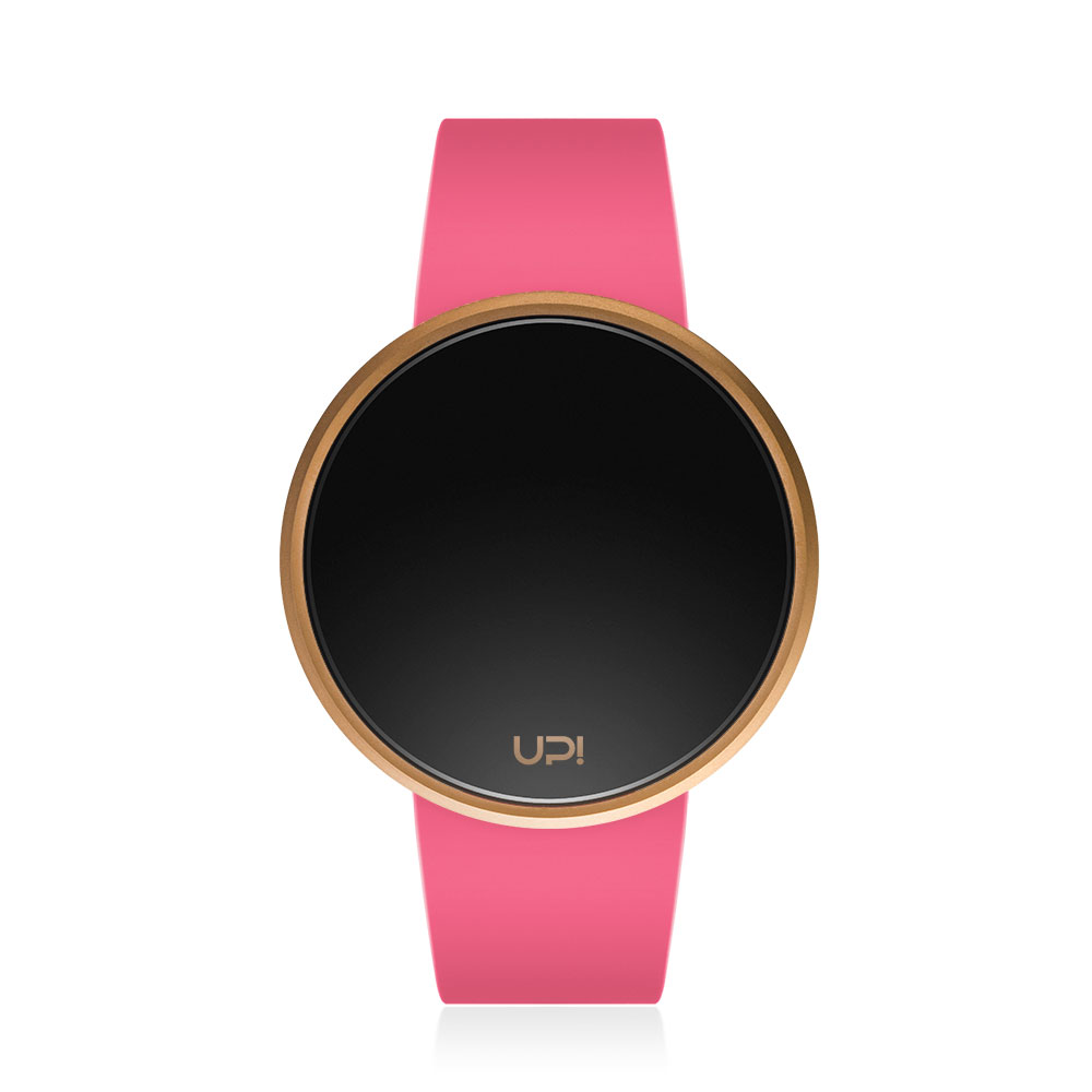 UPWATCH ROUND ROSE PINK