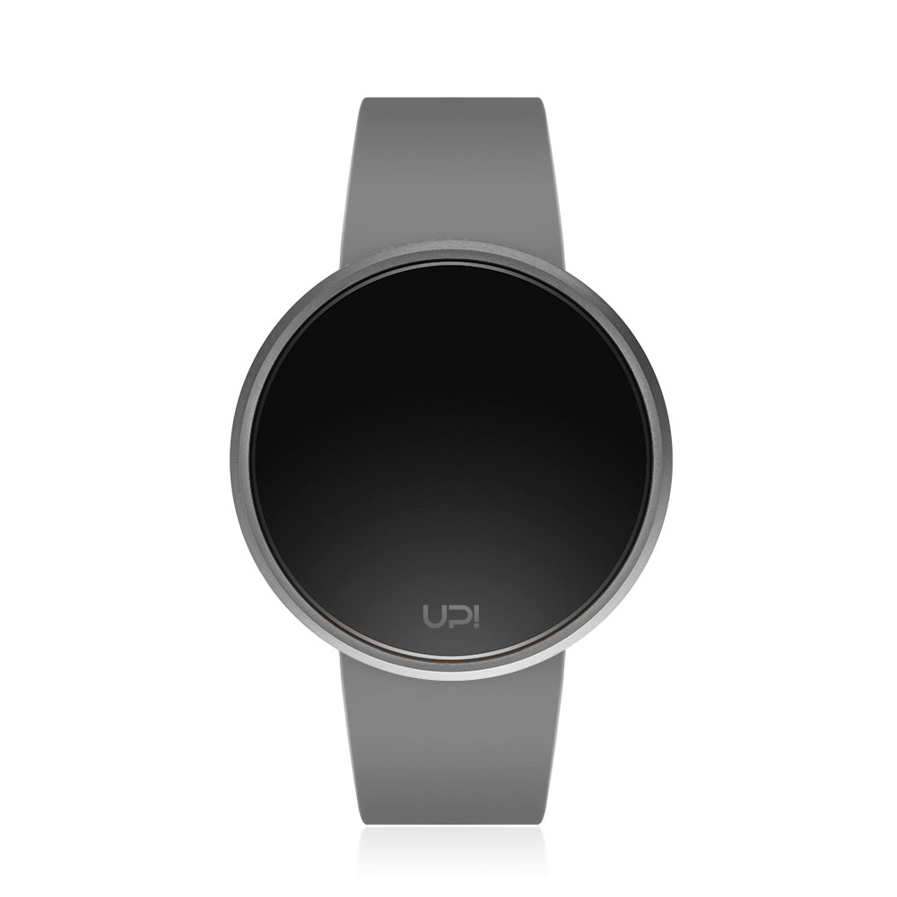 UPWATCH ROUND SILVER GREY