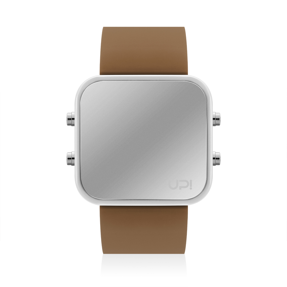 UPWATCH LED WHITE BROWN
