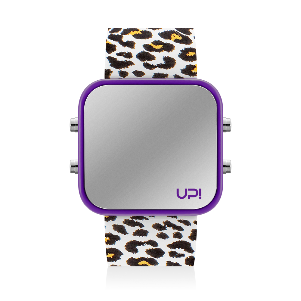 UPWATCH LED PURPLE LEOPARD