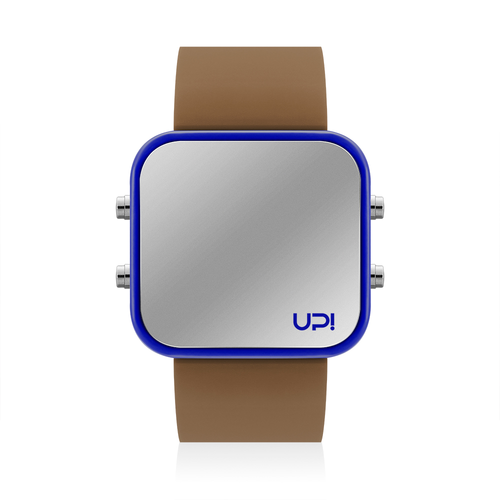UPWATCH LED BLUE BROWN