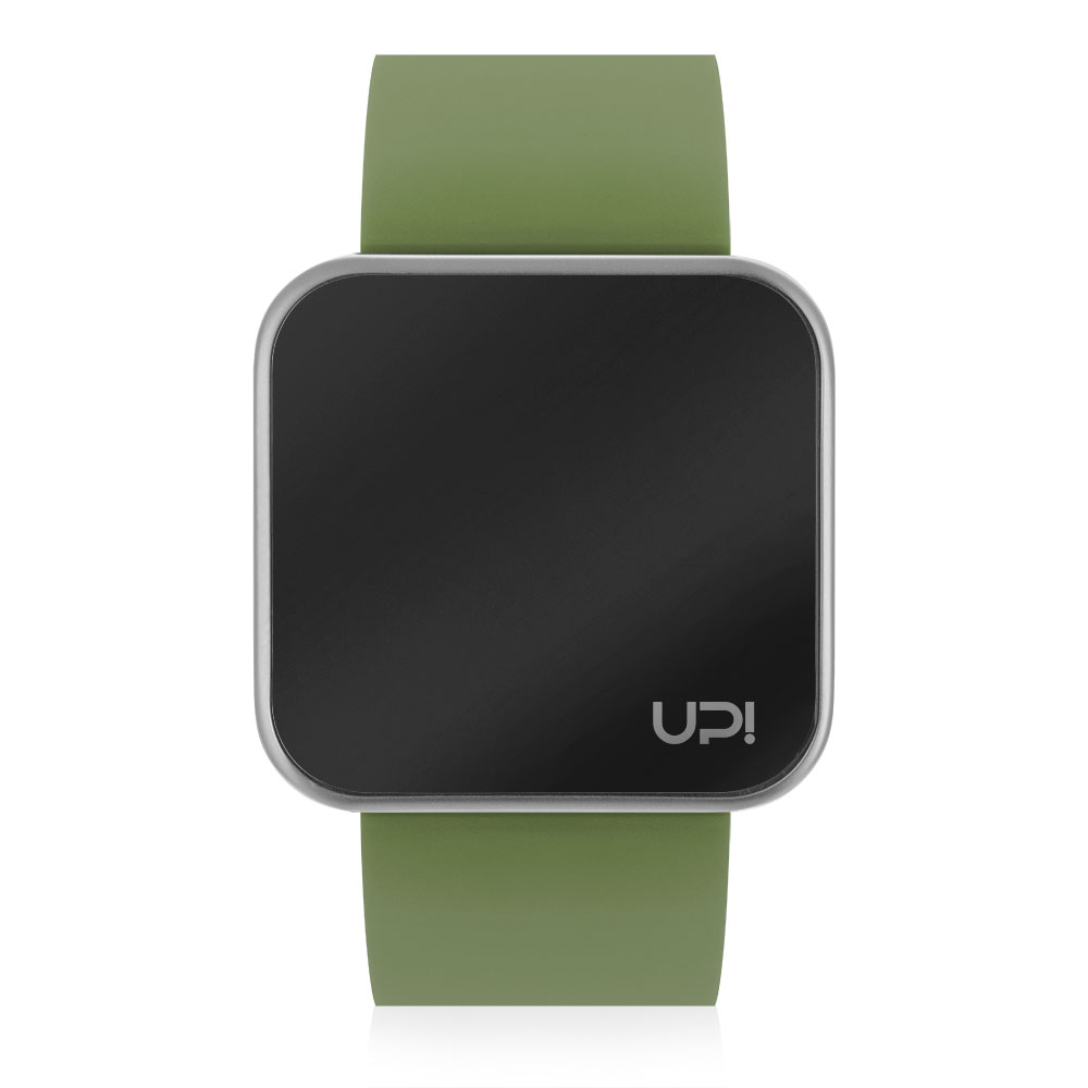 UPWATCH TOUCH MATTE SILVER GREEN