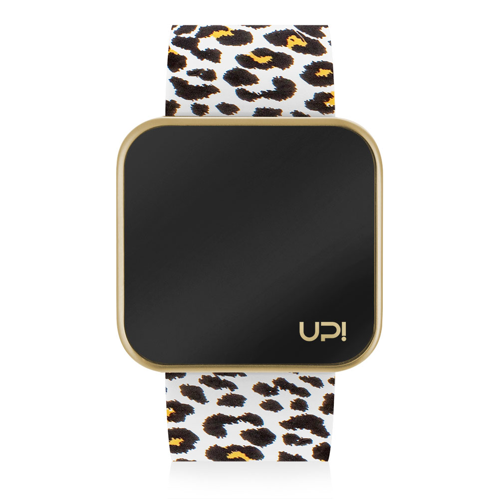 UPWATCH TOUCH MATTE GOLD LEOPARD