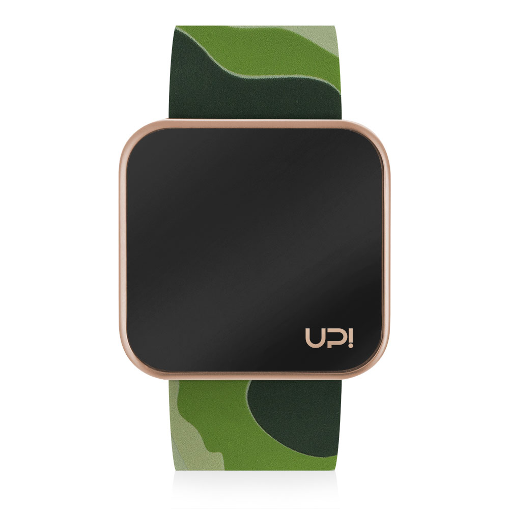 UPWATCH TOUCH MATTE ROSE GREEN CAMOUFLAGE