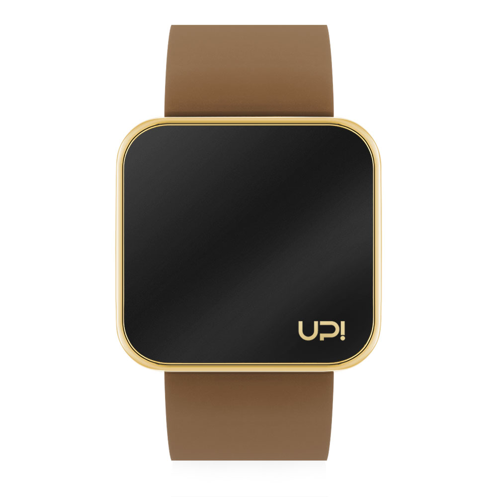 UPWATCH TOUCH SHINY GOLD BROWN +