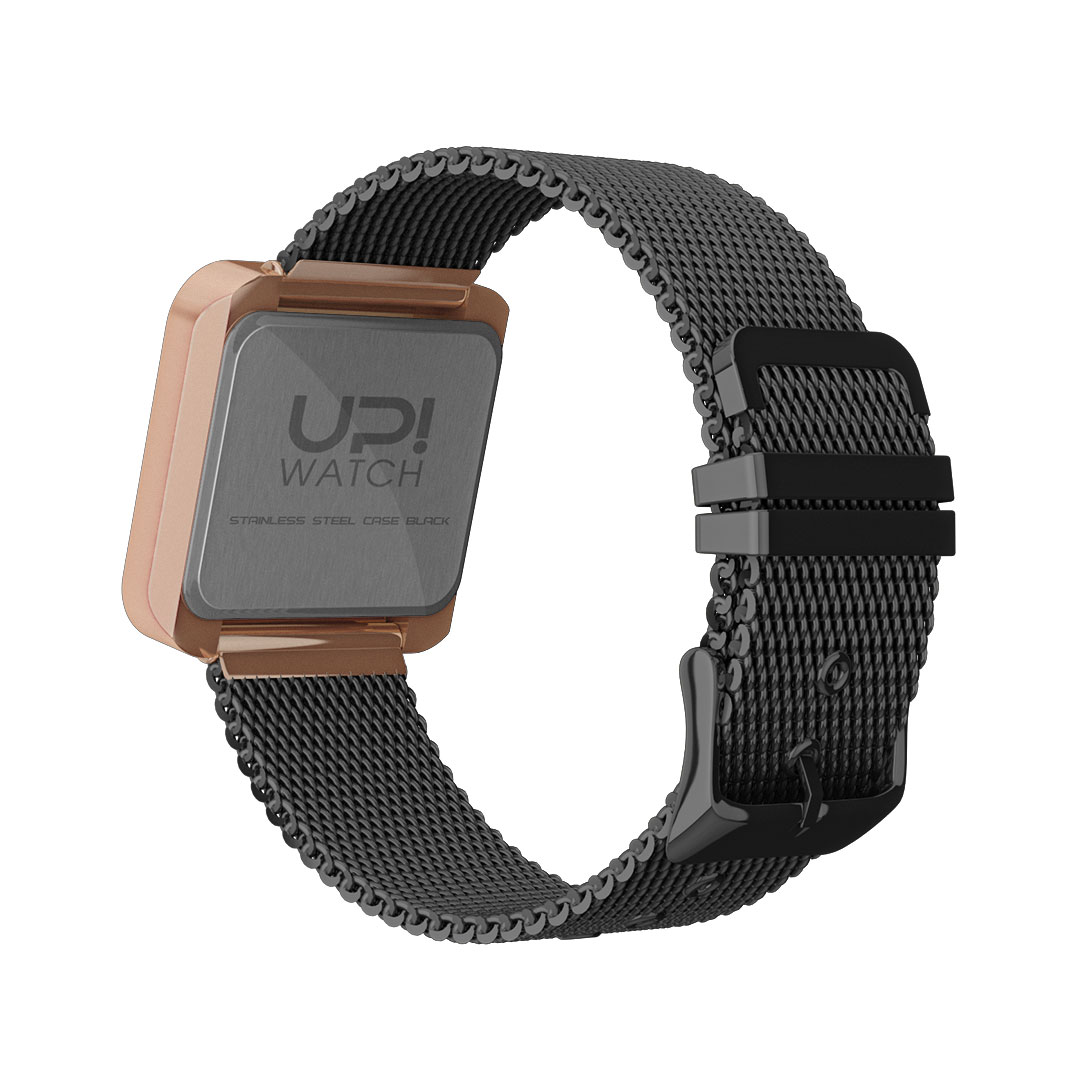 UPWATCH TOUCH SLIM STEEL ROSE BLACK