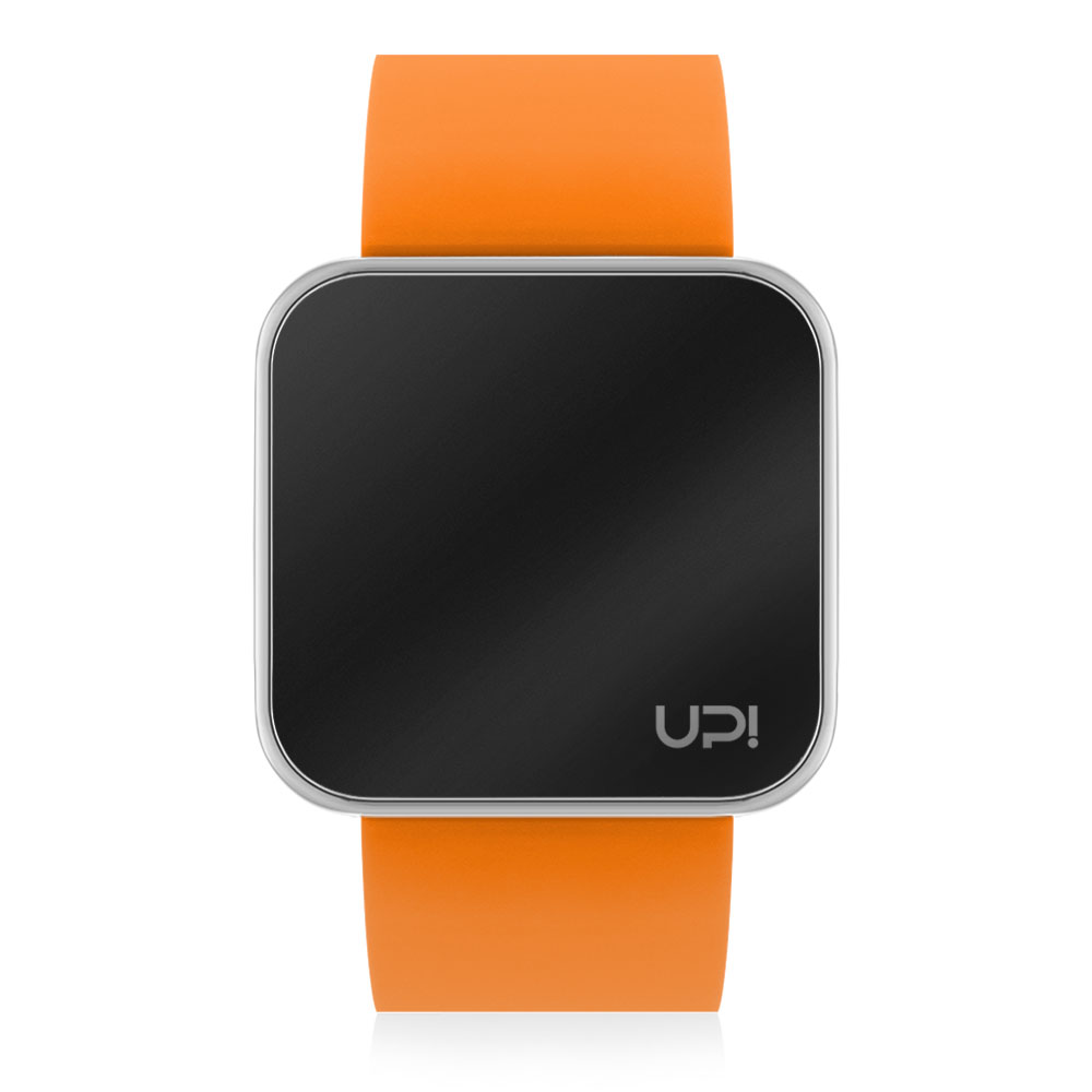 UPWATCH TOUCH SHINY SILVER ORANGE