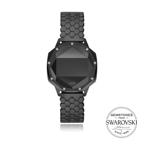 UPWATCH ICONIC BLACK NINE SET WITH SWAROVSKI® TOPAZ +