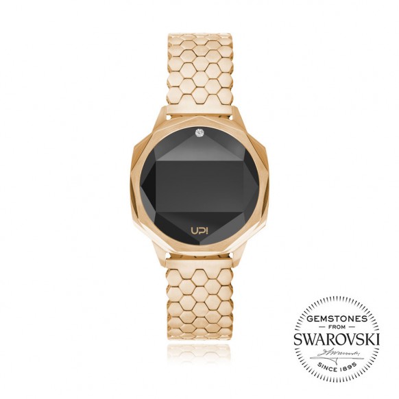 UPWATCH ICONIC GOLD ONE SET WITH SWAROVSKI® TOPAZ +