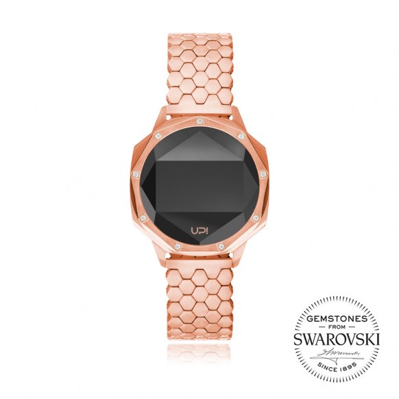 UPWATCH ICONIC ROSE NINE SET WITH SWAROVSKI® TOPAZ +