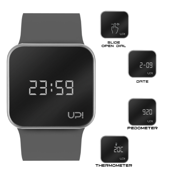 UPWATCH UPGRADE MATTE SILVER GREY