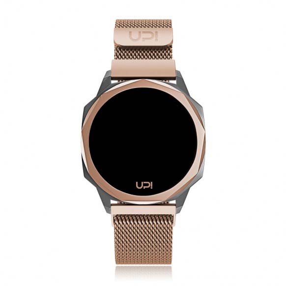 UPWATCH ICON GUN METAL ROSE LOOP BAND