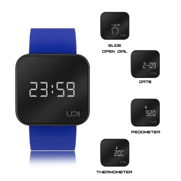 UPWATCH TOUCH BLACK BLUE