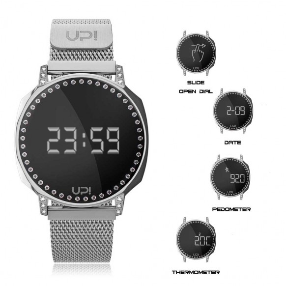 UPWATCH XT SWAN SILVER SWAROVSKI® ZIRCONIA