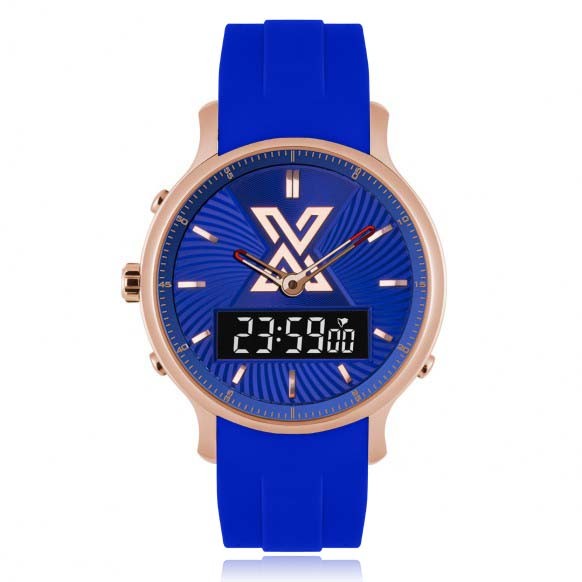 X WATCH DB ROSE BLUE