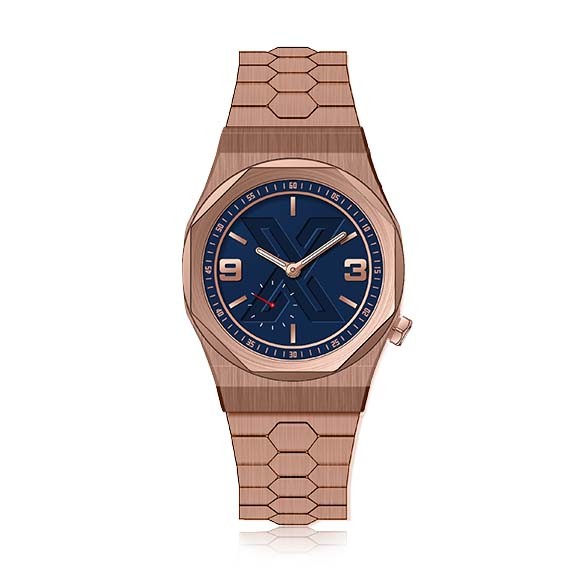 X WATCH X-E ROSE BLUE