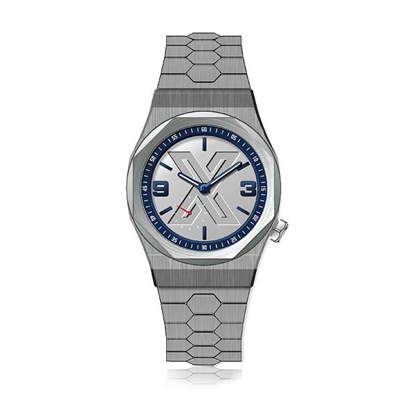 X WATCH X-E SILVER BLUE