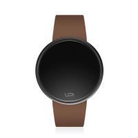 UPWATCH ROUND BLACK BROWN