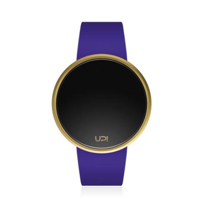 UPWATCH ROUND GOLD BLUE