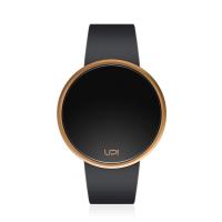 UPWATCH ROUND ROSE BLACK