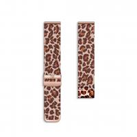 UPWATCH ROUND ROSE LEOPARD