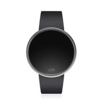 UPWATCH ROUND SILVER BLACK