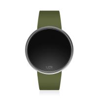 UPWATCH ROUND SILVER GREEN