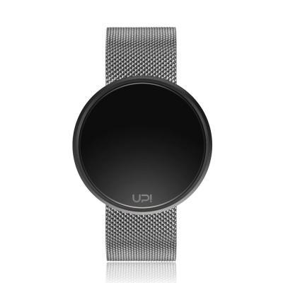 UPWATCH ROUND STEEL BLACK SILVER TWO TONE