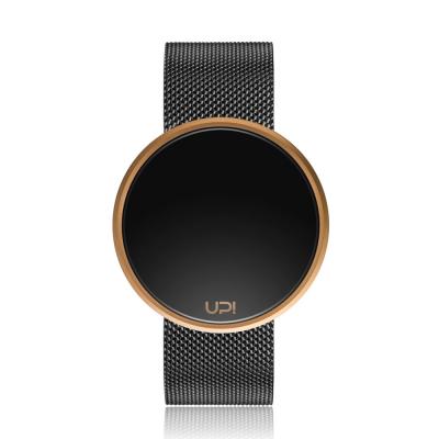 UPWATCH ROUND STEEL ROSE BLACK TWO TONE