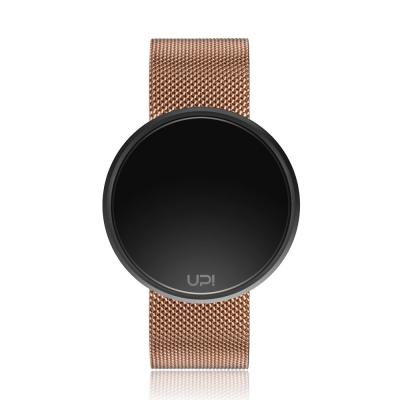 UPWATCH ROUND STEEL BLACK ROSE TWO TONE