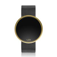 UPWATCH ROUND STEEL GOLD BLACK TWO TONE