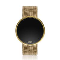 UPWATCH ROUND STEEL  GOLD