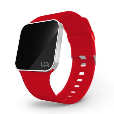 UPWATCH UPGRADE MATTE SILVER RED