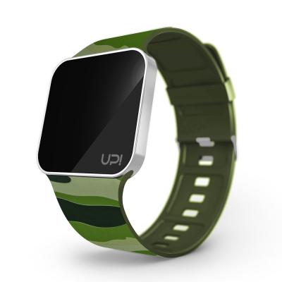 UPWATCH UPGRADE MATTE SILVER GREEN CAMOUFLAGE