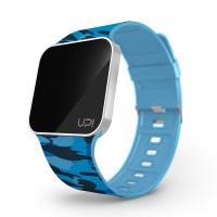 UPWATCH UPGRADE MATTE SILVER BLUE CAMOUFLAGE