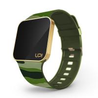 UPWATCH UPGRADE MATTE GOLD GREEN CAMOUFLAGE