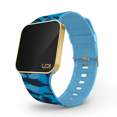 UPWATCH UPGRADE MATTE GOLD BLUE CAMOUFLAGE