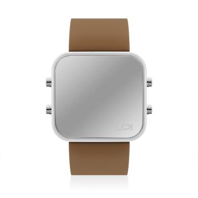 UPWATCH LED WHITE BROWN