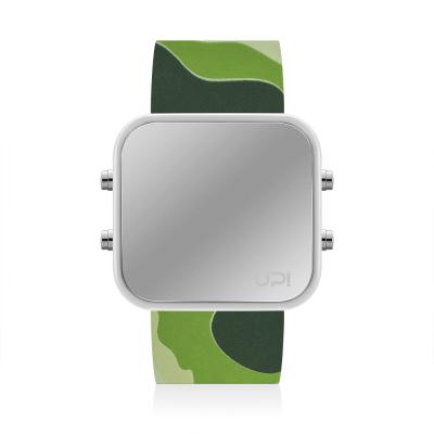 UPWATCH LED WHITE GREEN CAMOUFLAGE