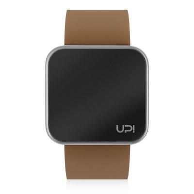 UPWATCH TOUCH MATTE SILVER BROWN