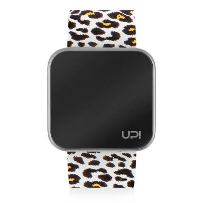 UPWATCH TOUCH MATTE SILVER LEOPARD