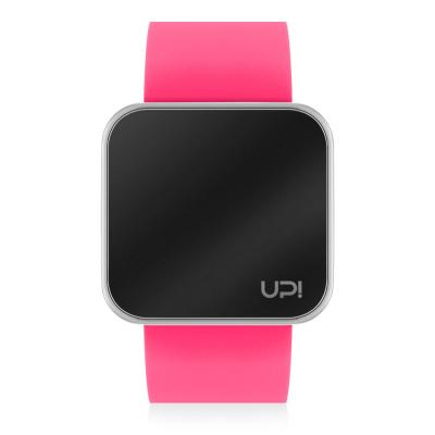 UPWATCH TOUCH SHINY SILVER NPINK