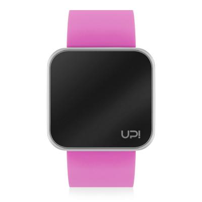 UPWATCH TOUCH SHINY SILVER PINK